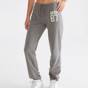 Aeropostale Gray Sweatpants with White Logo